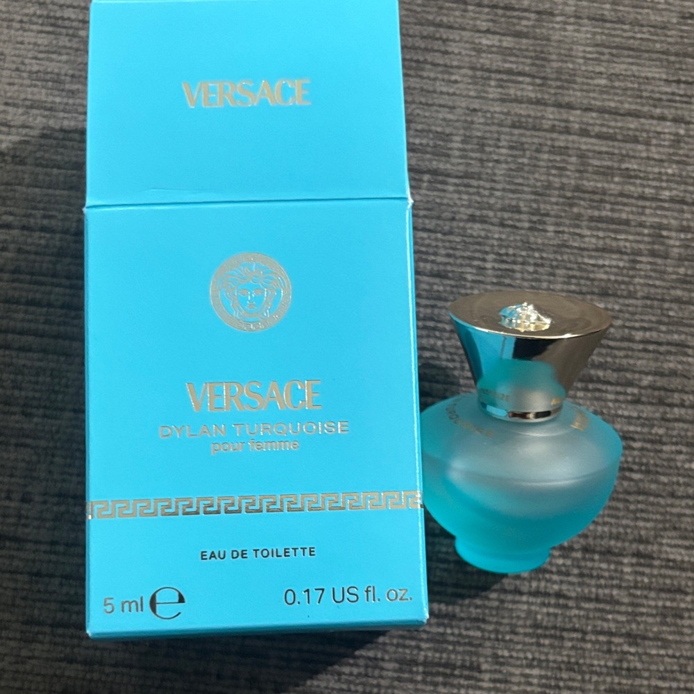 Versace Dylan Turquoise miniature new in box